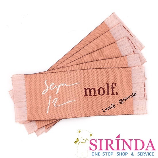 รับสั่งทำป้ายติดเสื้อ ป้ายทอ ชลบุรี